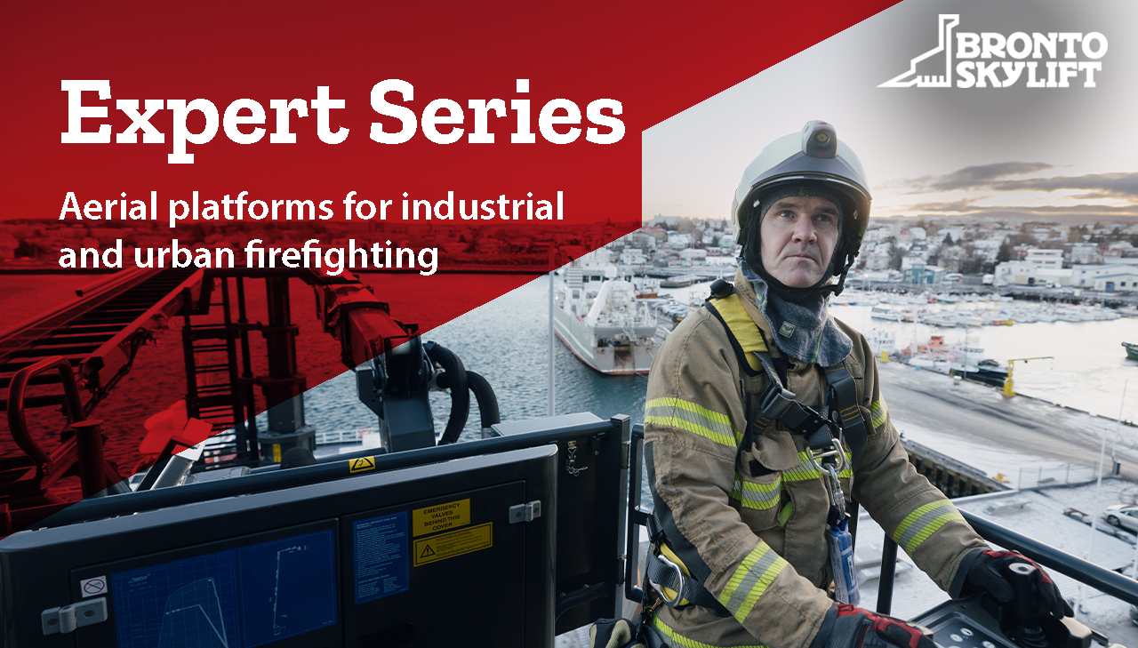 Aerial platforms for industrial and urban firefighting